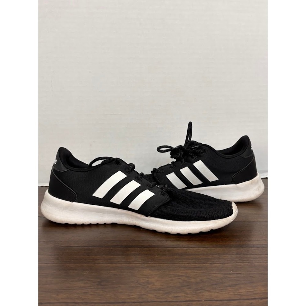 Adidas Cloudfoam Pure Women Running Shoes Black White DB0275 Size 7.5